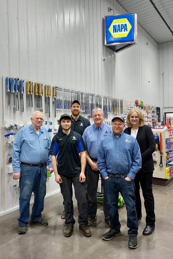 Jeff, Ann, their son Levi, and the NAPA team