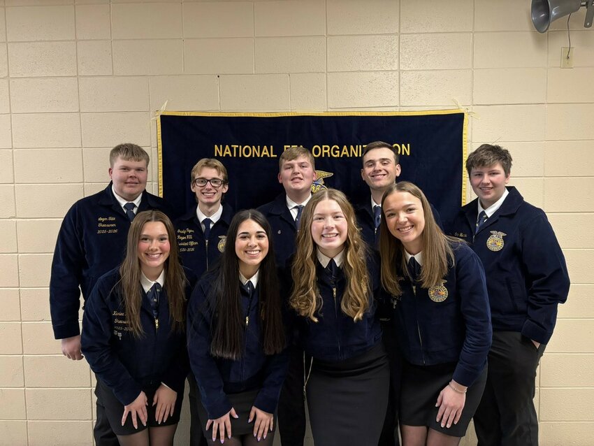 Logan Tate, Gradyn Taylor, Wyatt Herman, Colton Herman, Sadie Wagner, and Lindsay Taylor interviewed for their State Degrees