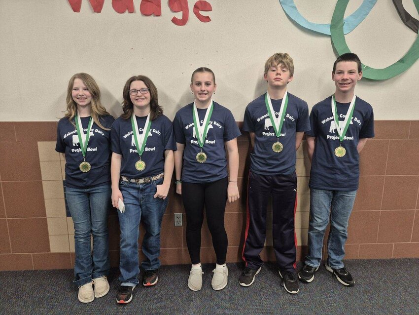 Intermediate team- Charleigh Richardson, Bella Raths, Halle Kennedy, John Peters, and Dustin Sylvester