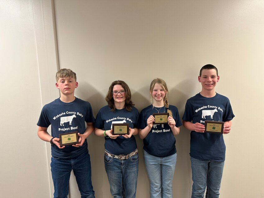 Intermediate team 1st place: John Peters, Bella Raths, Charleigh Richardson and Dustin Sylvester