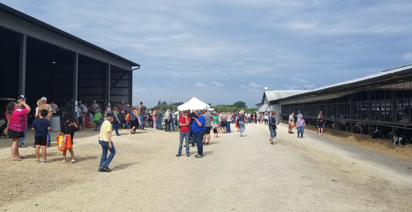Approximately 2000 people attended the 2026 Breakfast on the Farm event at the Lexvold family's Bombay Dairy near Kenyon.