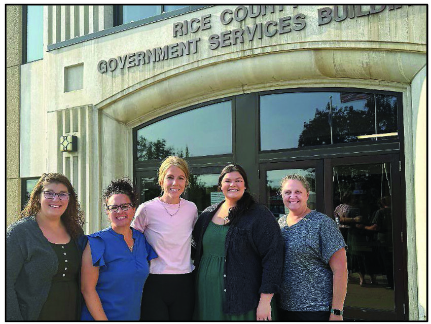 Rice County Public Health has six certified lactation counselors: Fae Schumacher, Kiera LaRoche, Heather   Luethje, Hannah Stimson, Kathy Neirby and Amanda Johnson   who is not pictured.