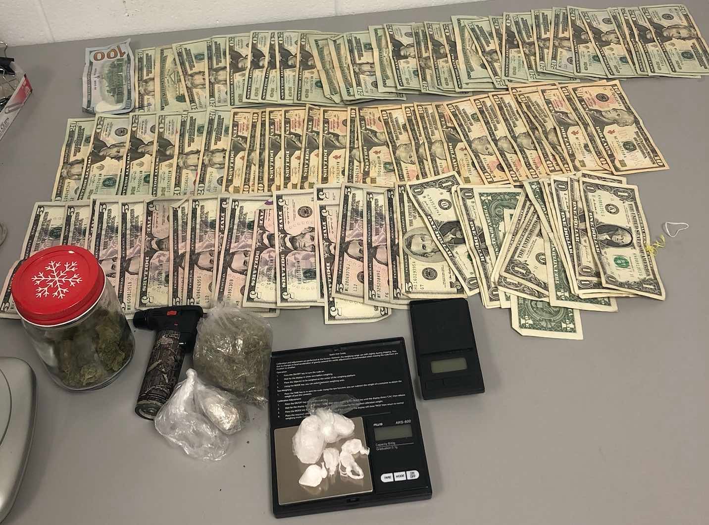 Cash Meth Seized After Traffic Stop