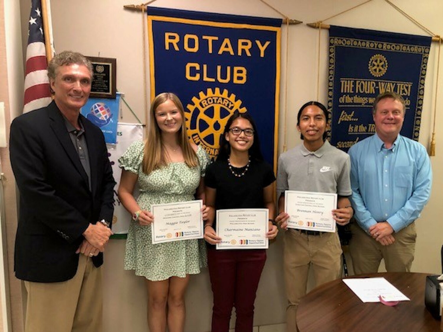 Rotary Students of the Month named