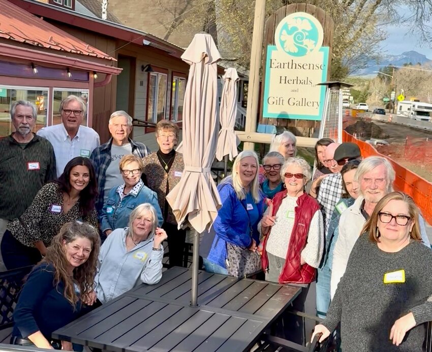 Some 40 Archuleta County Democrats and friends enjoyed the sunshine at a recent happy hour. The Archuleta Democrats are scheduling more events downtown in the coming months to help boost local businesses during road construction. To learn more, go to ArchuletaDems.org.