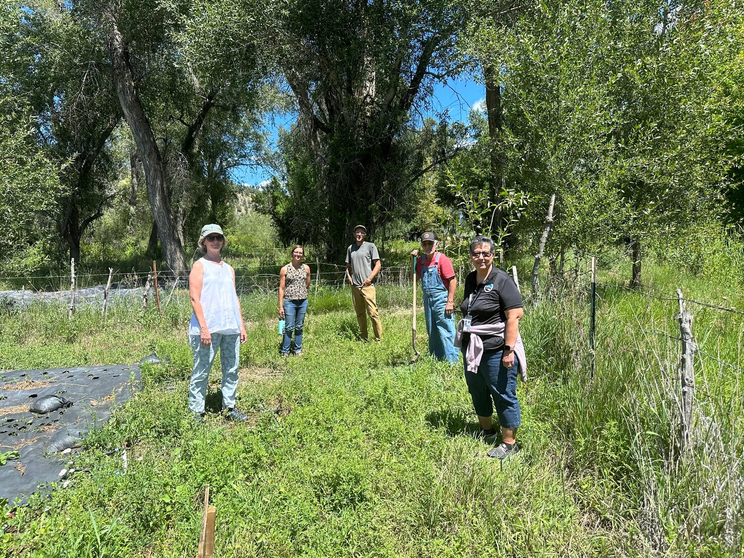 Archuleta Seniors Inc. and Archuleta County staff tour Terrawalk Farm recently.