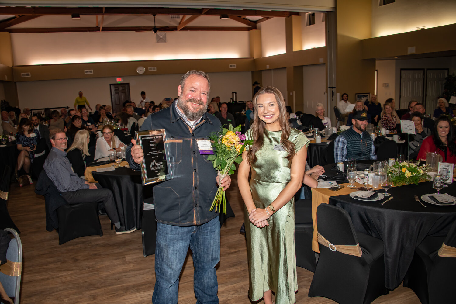 Echo IT Consulting, represented by owner Eric Hittle, took home the prize as the 2024 Small Business of the Year at last week’s Chamber Gala.