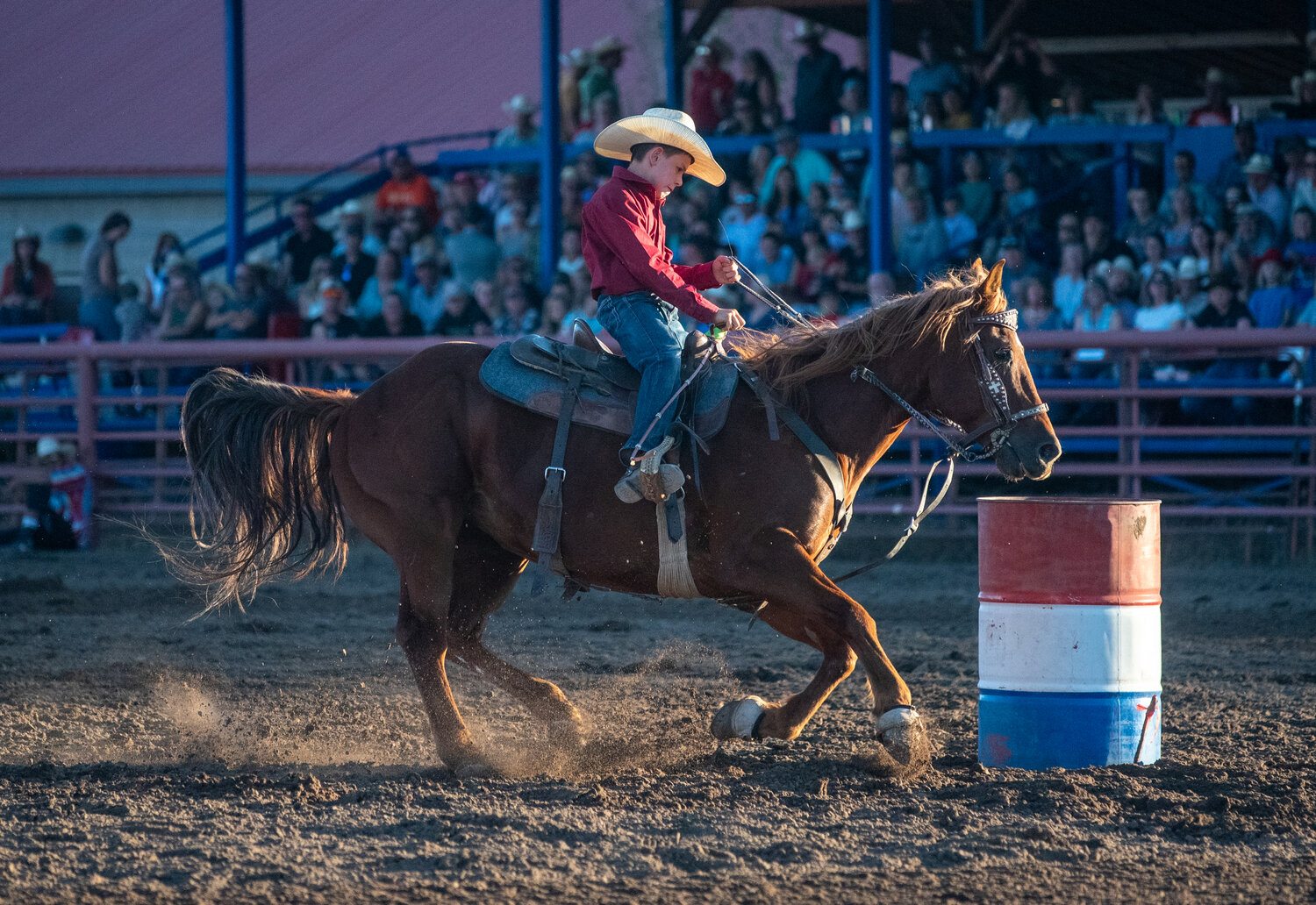 The 75th annual Red Ryder Roundup Rodeo, presented July 3-6, featured cowgirls and cowboys competing for prizes and showing their skills in a variety of traditional events.
