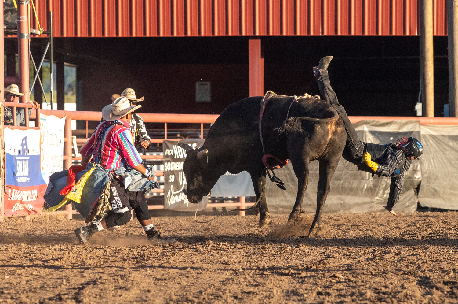 The 75th annual Red Ryder Roundup Rodeo, presented July 3-6, featured cowgirls and cowboys competing for prizes and showing their skills in a variety of traditional events.
