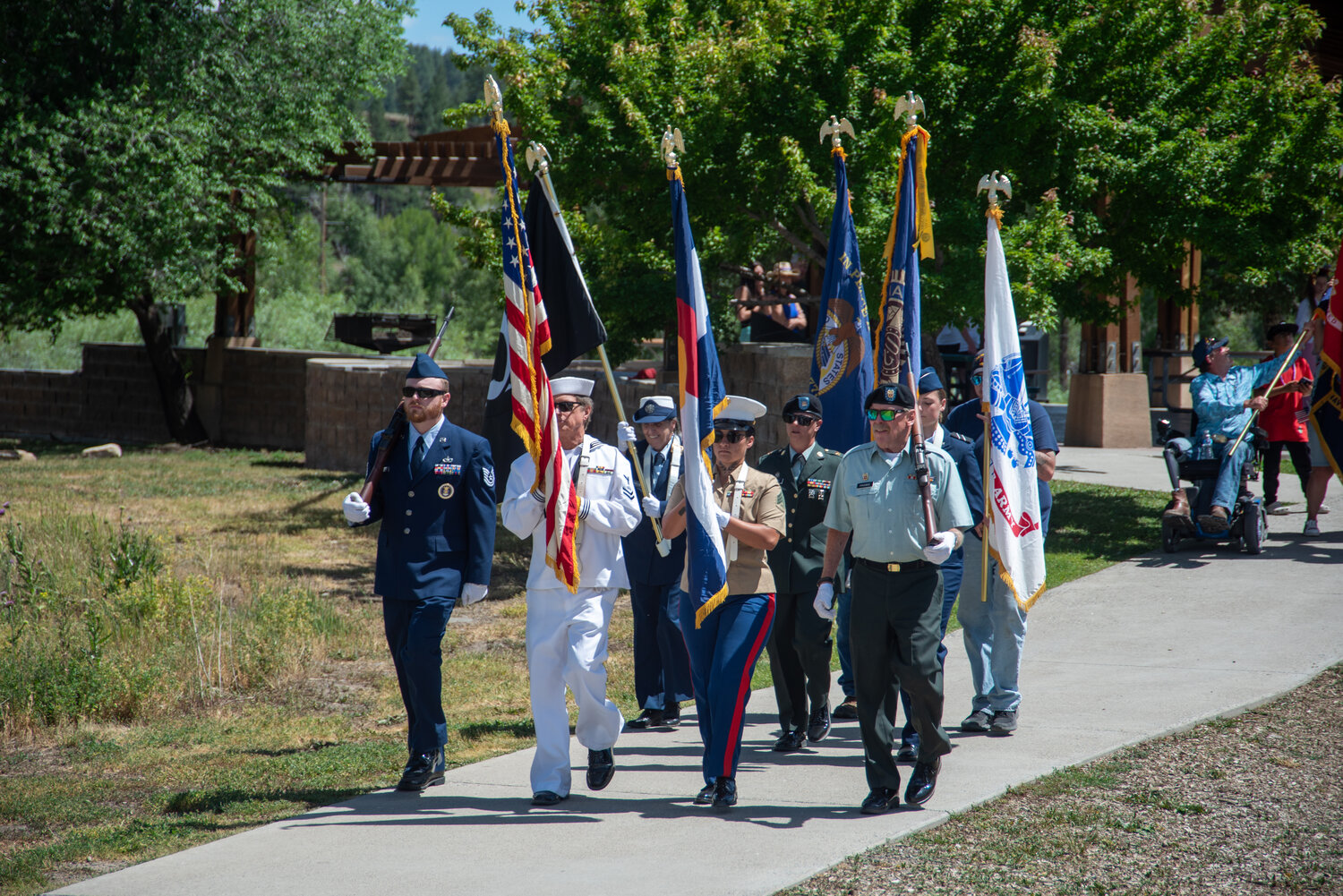 Numerous Fourth of July events were held over the patriotic holiday weekend, among them the inaugural Stars and Strips Stroll, a fireworks display, Freedom Float, Pagosa Springs Community Band concert, Park to Park Artisan Market and 75th annual Red Ryder Roundup Rodeo.
