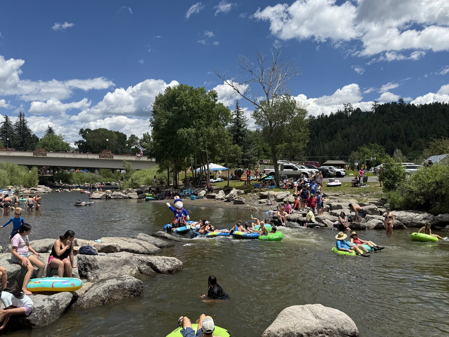 Numerous Fourth of July events were held over the patriotic holiday weekend, among them the inaugural Stars and Strips Stroll, a fireworks display, Freedom Float, Pagosa Springs Community Band concert, Park to Park Artisan Market and 75th annual Red Ryder Roundup Rodeo.