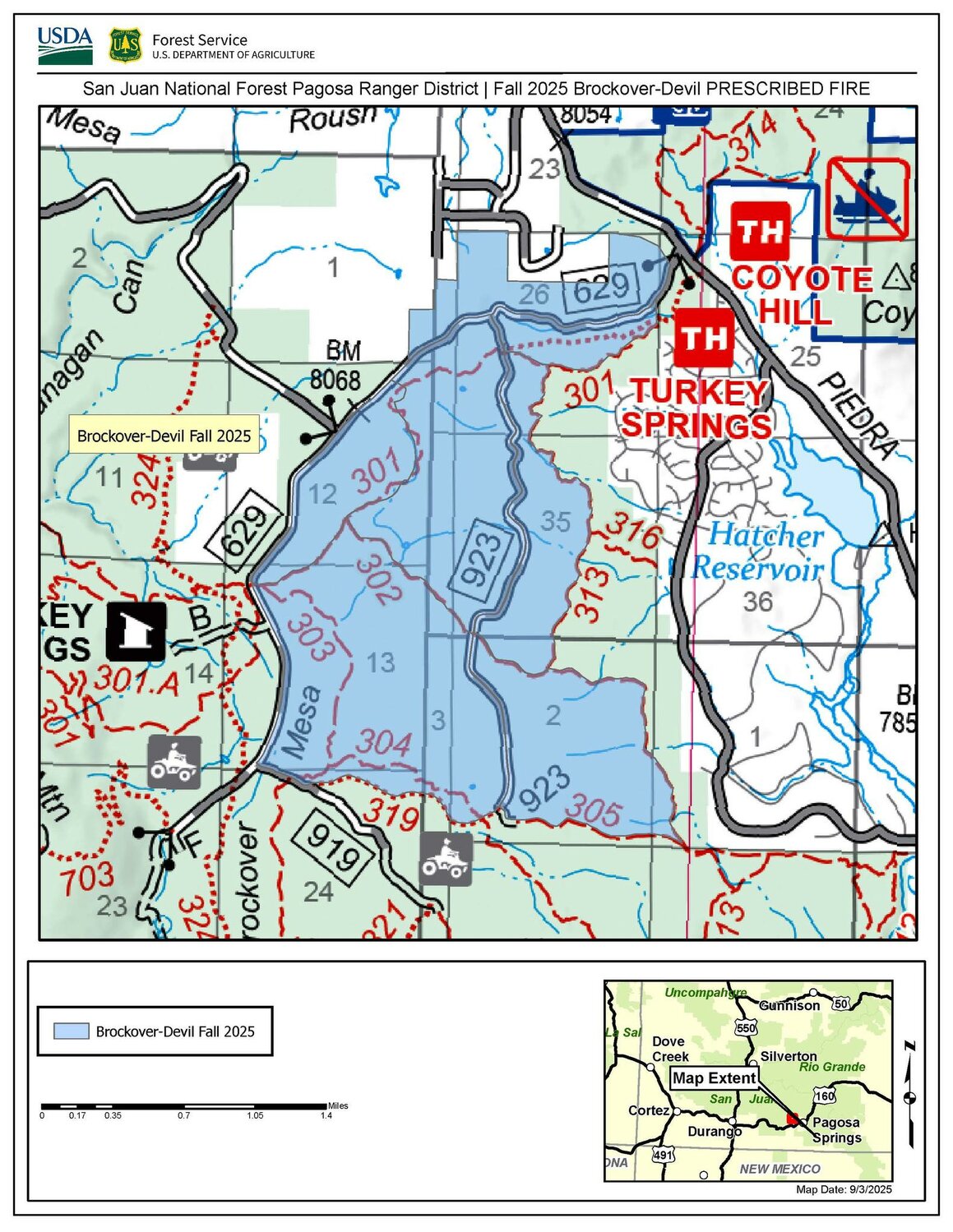 Prescribed burns in Turkey Springs area set for Sept. 18-19