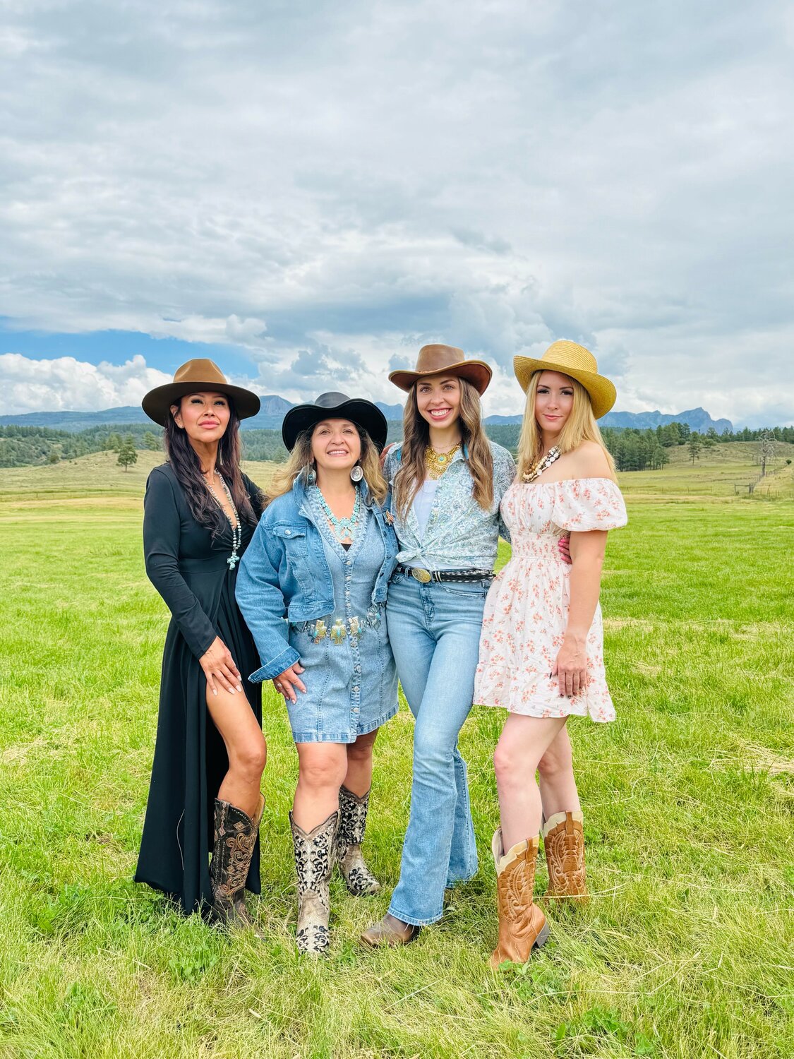 Hazel Hazelwood, Veronica Medina, Rachel Cunningham and Megan Patterson are eager to support the community as team HazelSky Ranch. The team is one of several taking part in this year’s Runway for Rise: A Recycled Fashion Gala.