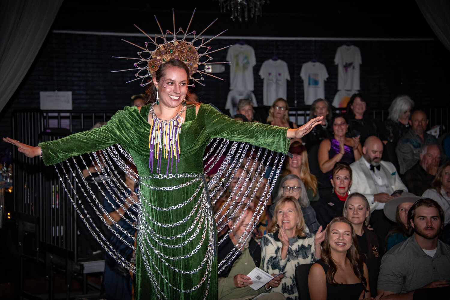 Scene ... walking with survivors at the Oct. 4 Runway for Rise Recycled Fashion Gala, where more than $78,000 was raised to support those affected by domestic violence and sexual assault in our community. These funds will directly impact the lives of survivors, providing them with resources, support and hope when they need it most.