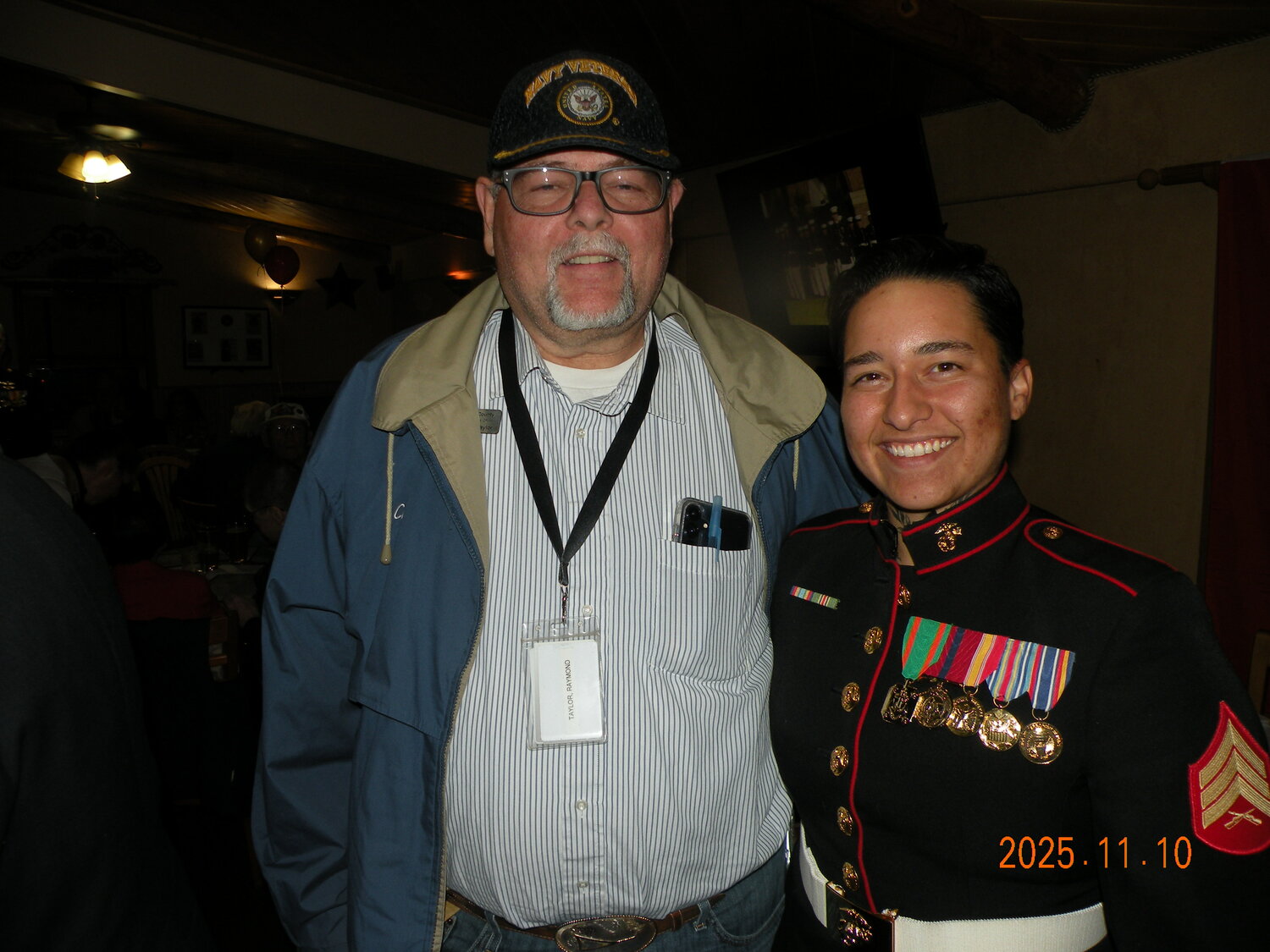 Archuleta County Marines and their guests gather on Nov. 10 to celebrate the 250th birthday of the U.S. Marine Corps.