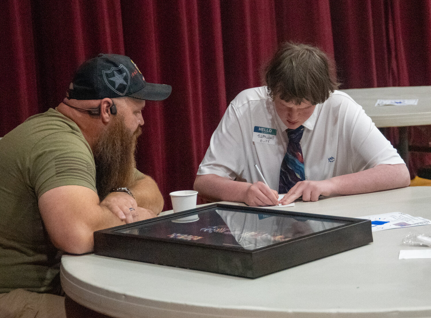 Pagosa Springs Middle School eighth-graders treat veterans to breakfast at the school&rsquo;s annual Veterans Day event. The veterans breakfast began in 2001.