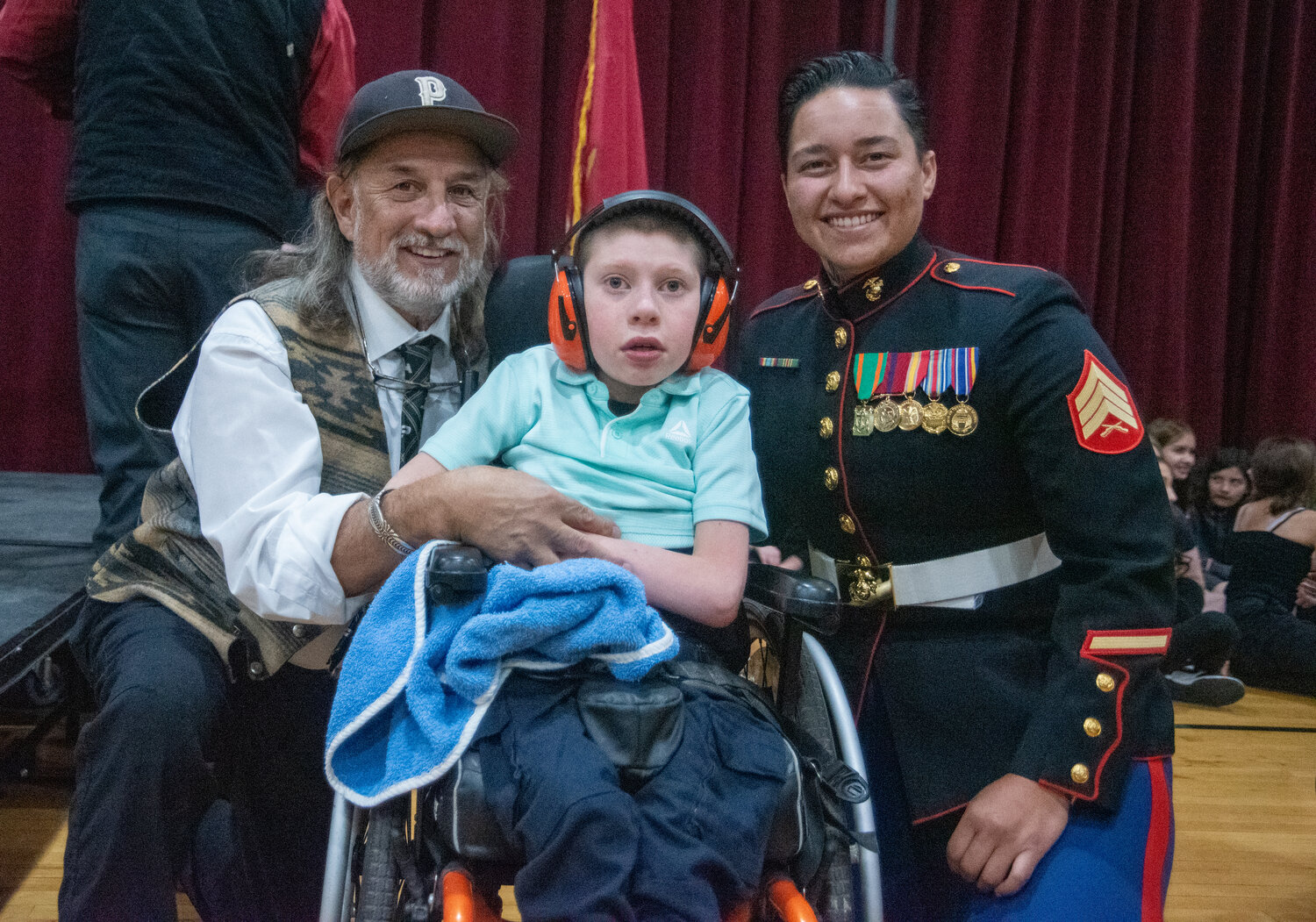 Pagosa Springs Middle School eighth-graders treat veterans to breakfast at the school&rsquo;s annual Veterans Day event. The veterans breakfast began in 2001.