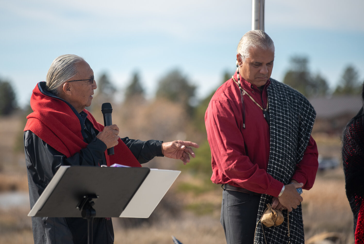 In annual tradition, members of Mullins-Nickerson American Legion Post 108 present a Veterans Day ceremony in honor of veterans on Tuesday, Nov. 11, at Veterans Memorial Park.