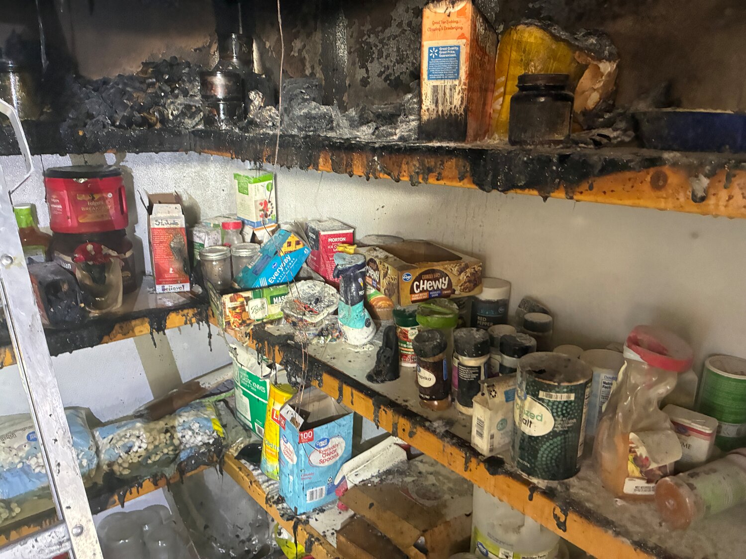 A pantry area in the Pagosa Springs High School vocational building is seen following an incident on Nov. 12.