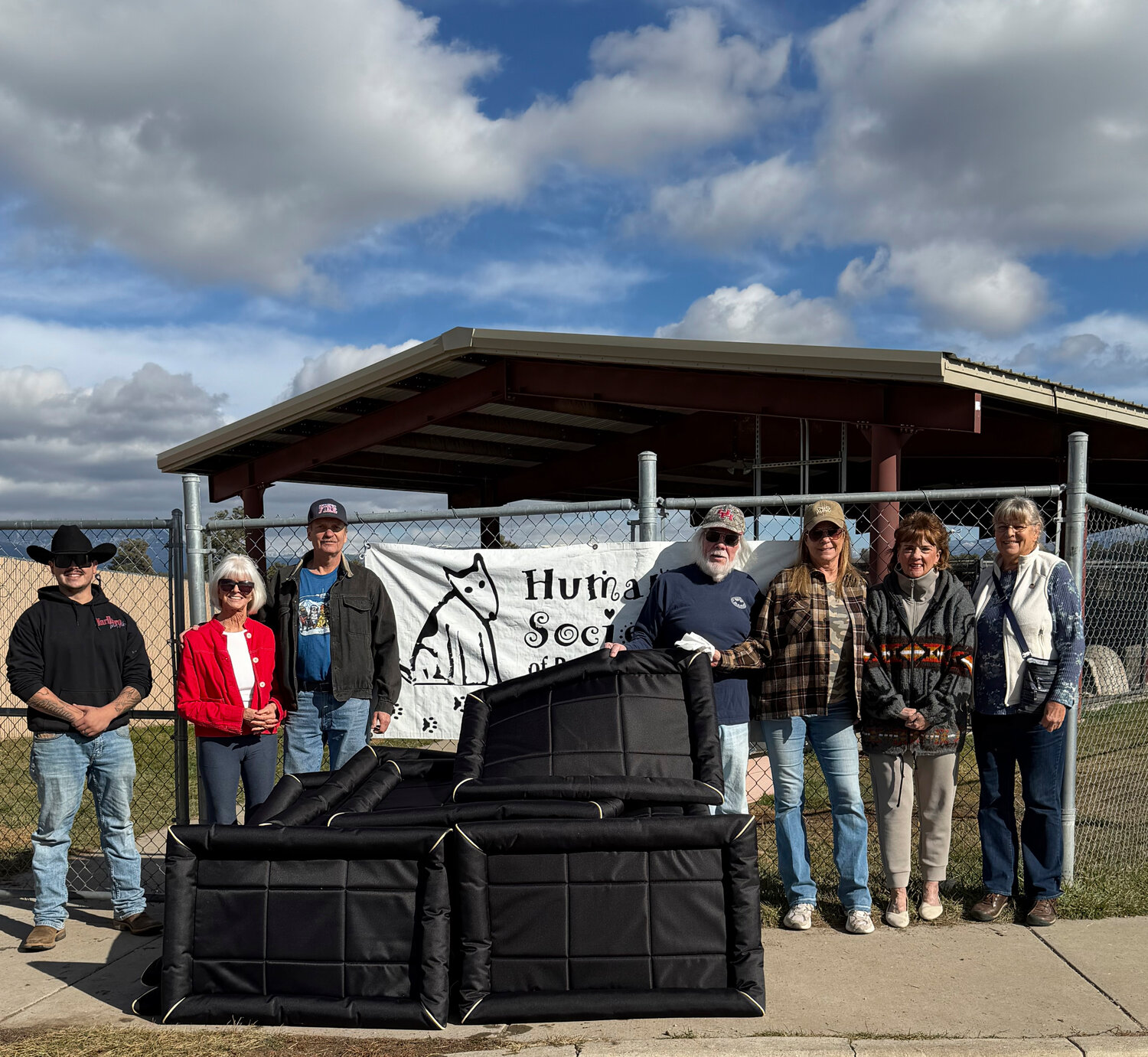 Dog beds are donated to the Humane Society of Pagosa Springs. Wayne Hooper coordinated with friends, the Archuleta County Republican Women&rsquo;s Group and a local pet store to provide the gift of warmth and comfort to the area&rsquo;s homeless dogs by donating 42 dog beds to the shelter. The staff and shelter pets could not be more grateful for this thoughtful and generous donation.