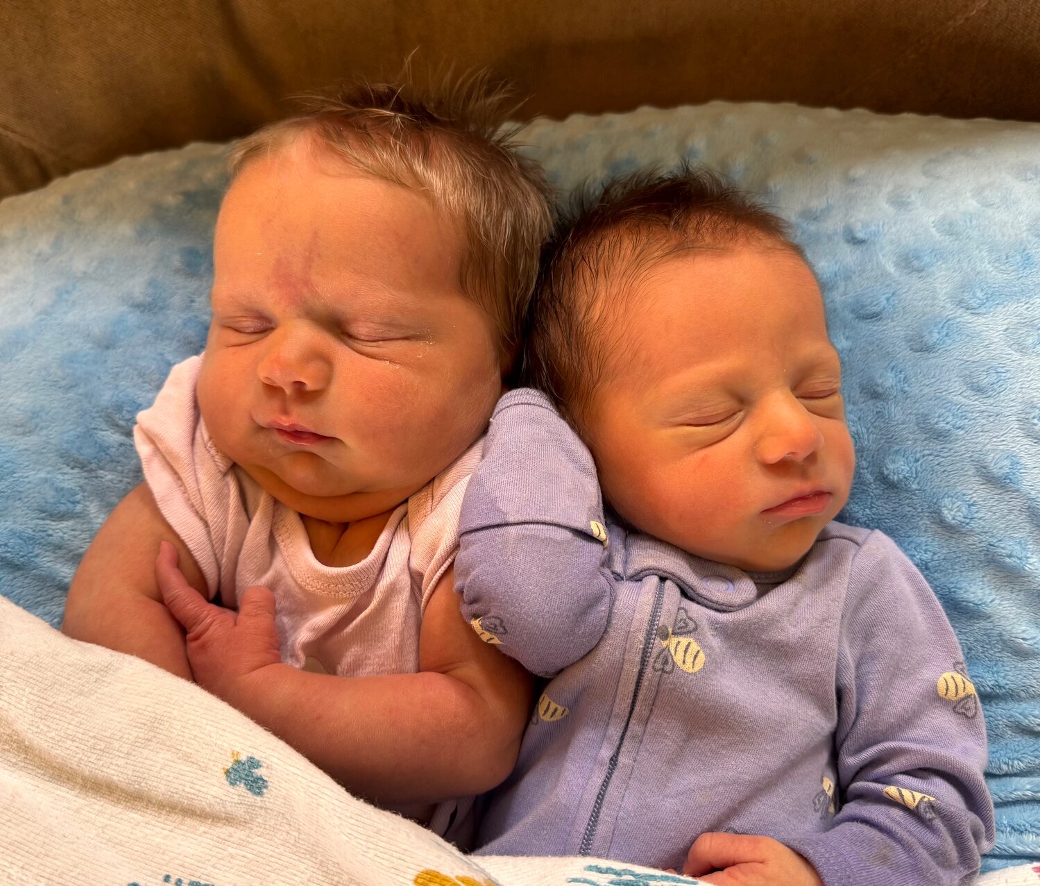 Garrett and Megan Campbell proudly announce the birth of their twin daughters, Elsie and Leila, born Dec. 3, 2025. They were welcomed home by big bothers and sister, Cooper and Dawson, and Raylee. Proud grandparents are Nate and the late Ann Bryant, John and Carrie Weiss, and Clay Campbell and Laura Daniels.