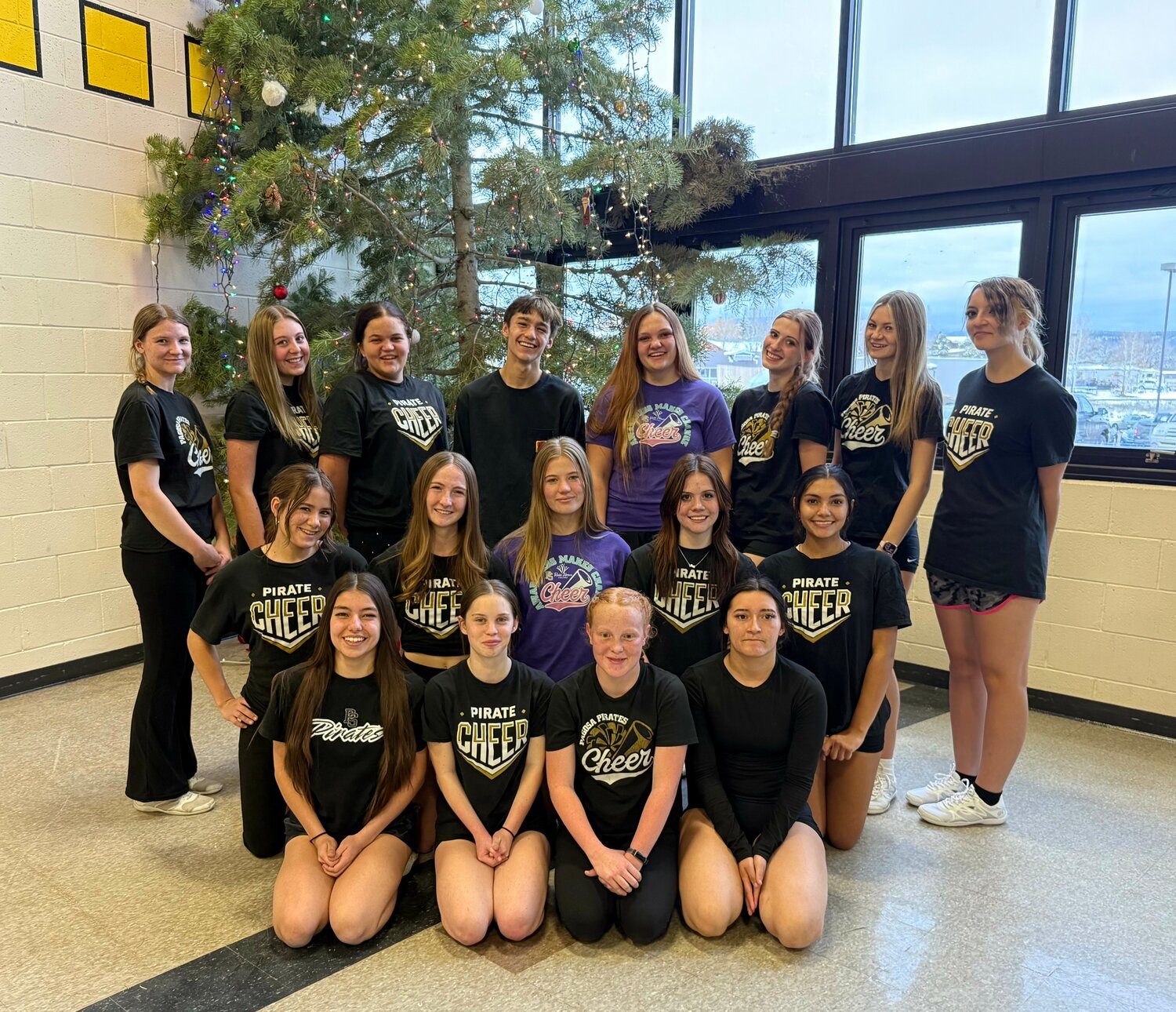 The Pagosa Springs High School cheer team will compete at the spirit state championships this week at the Denver Coliseum. The Pirate squad is set to take on the competition in the coed 2A/3A cheer division on Friday afternoon.