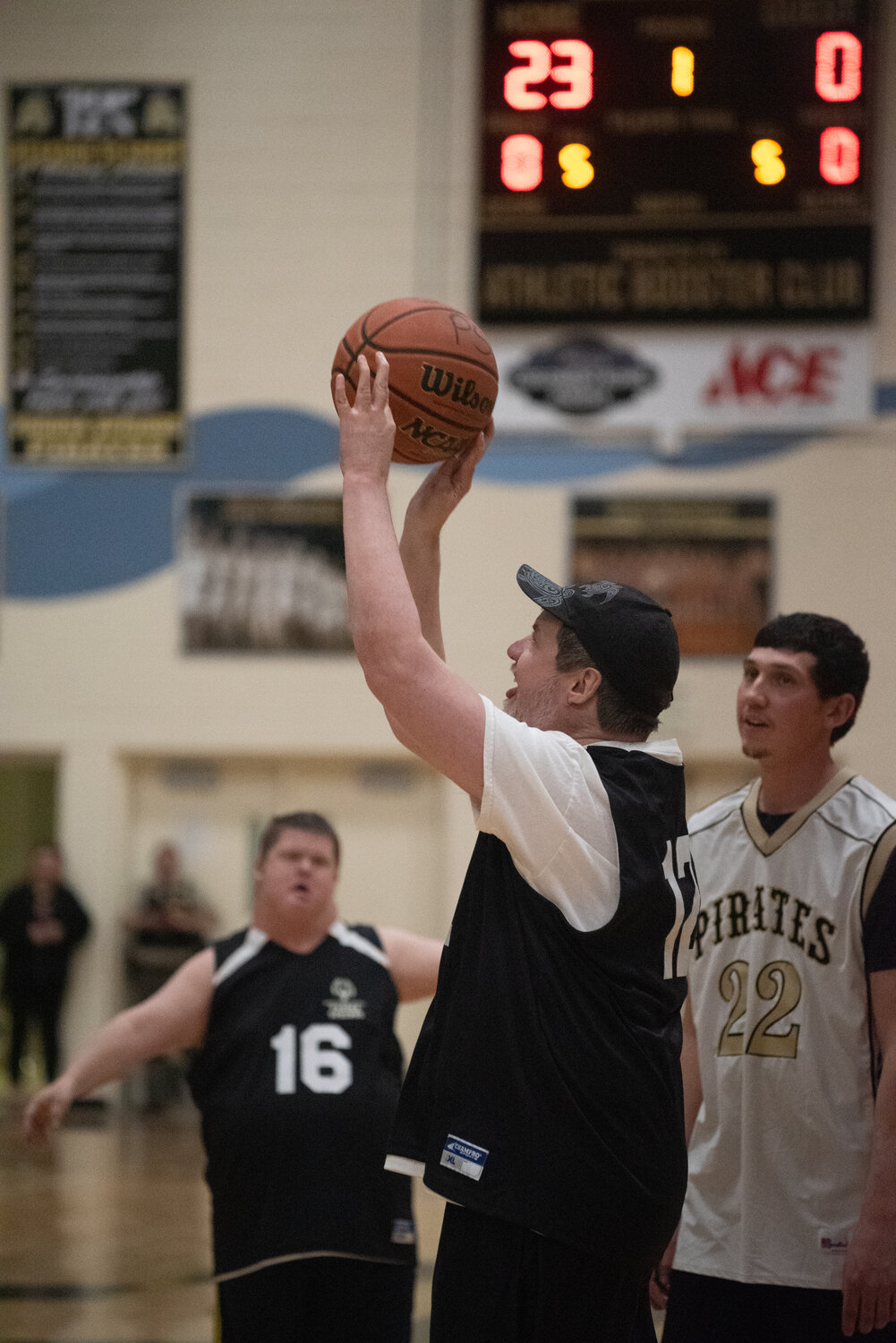 Local basketball fans were treated to extra action last weekend as the Pagosa Springs Special Olympics team took on a team of community members Saturday evening at Pagosa Springs High School. The Special Olympics team easily logged an 85-7 win, to the delight of the crowd.