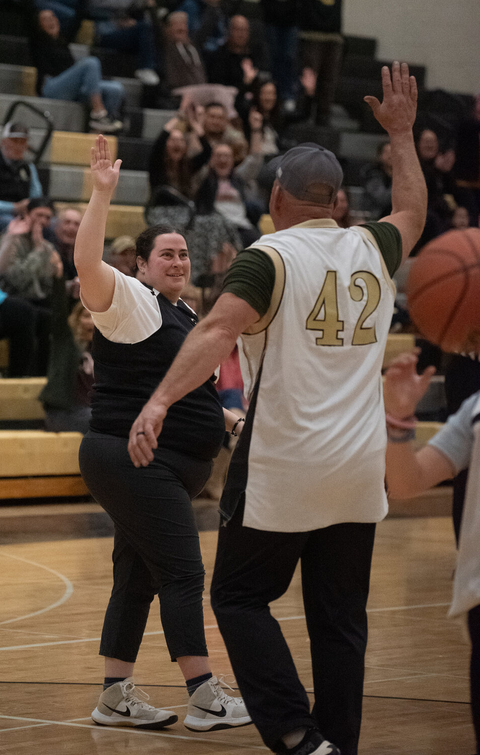 Local basketball fans were treated to extra action last weekend as the Pagosa Springs Special Olympics team took on a team of community members Saturday evening at Pagosa Springs High School. The Special Olympics team easily logged an 85-7 win, to the delight of the crowd.