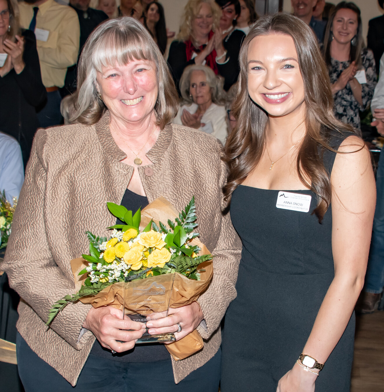 Katherine Solbert was honored as the 2025 Volunteer of the Year at last week&rsquo;s Chamber gala.