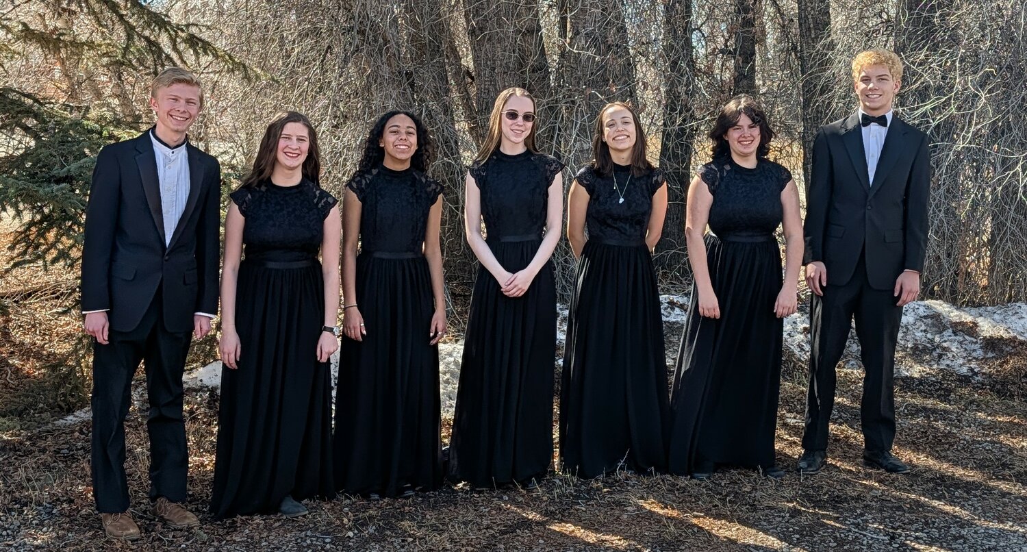 Seven Valor Voices members were chosen for the Western Slope Honor Choir Festival. They were joined by one student from Pagosa Springs High School.