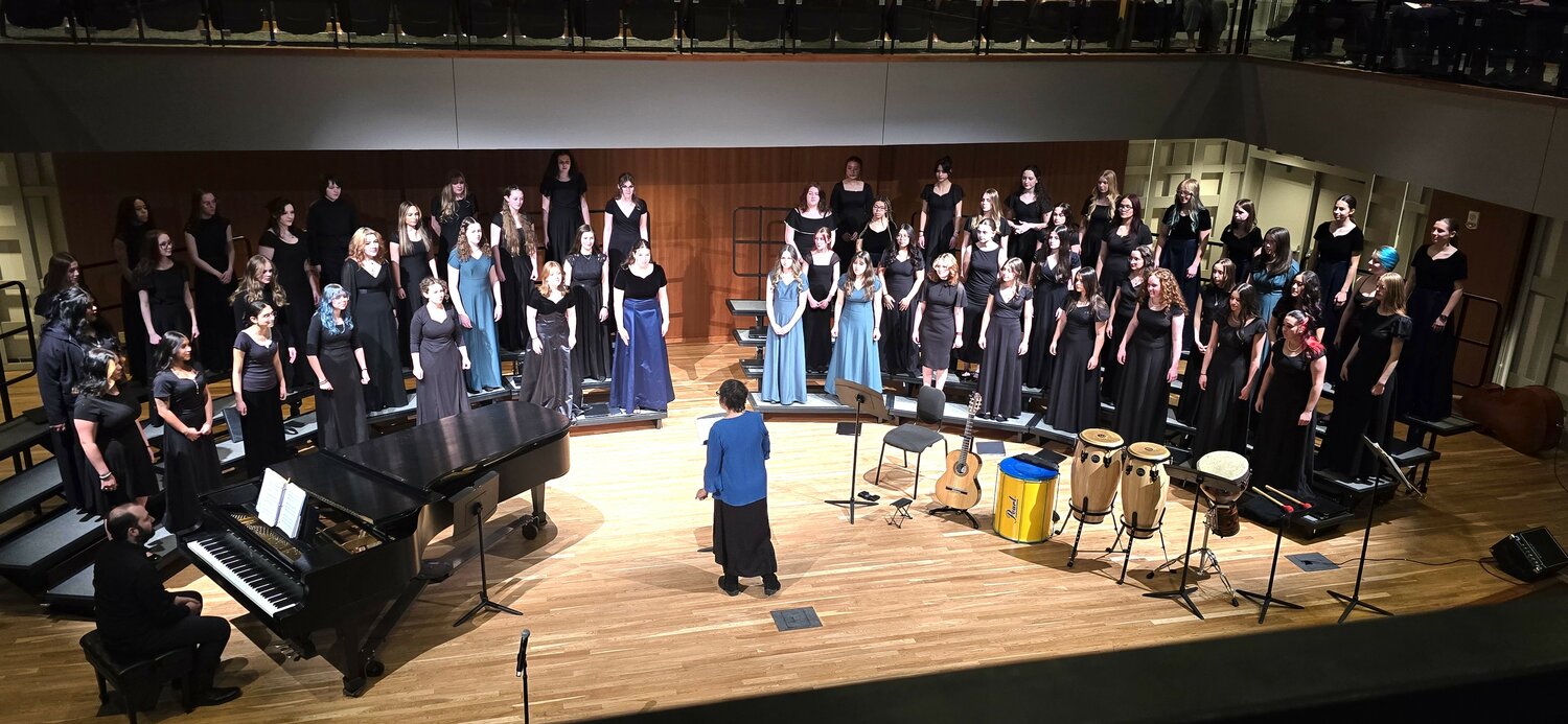 Five Pagosa Springs students represented Pagosa in Western Slope Honor Choir&rsquo;s Treble Choir under the direction of Myriam N&uacute;&ntilde;ez Pertuc&eacute;.