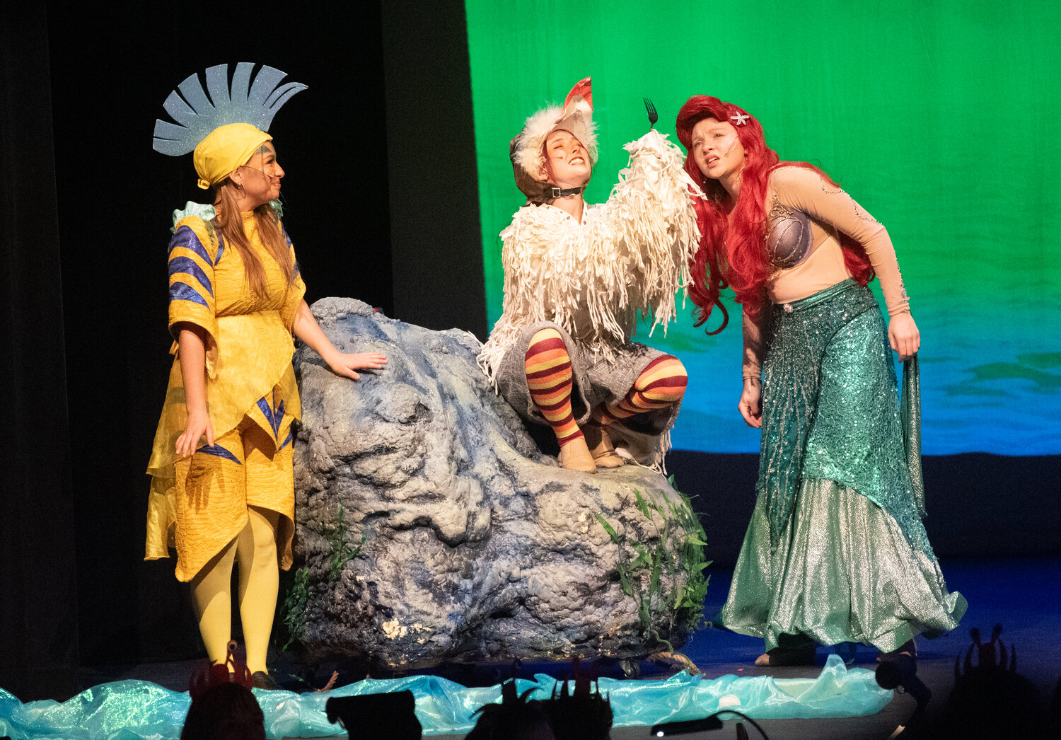 Students show off their talent on land and sea during their recent run of &ldquo;The Little Mermaid&rdquo; at Pagosa Springs High School. The students delighted audiences over four performances last week.
