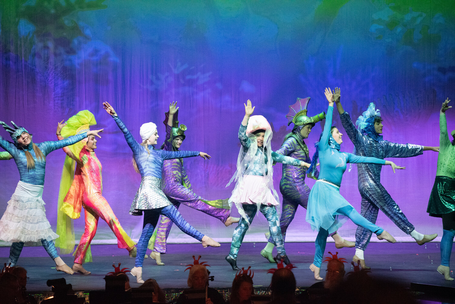 Students show off their talent on land and sea during their recent run of &ldquo;The Little Mermaid&rdquo; at Pagosa Springs High School. The students delighted audiences over four performances last week.