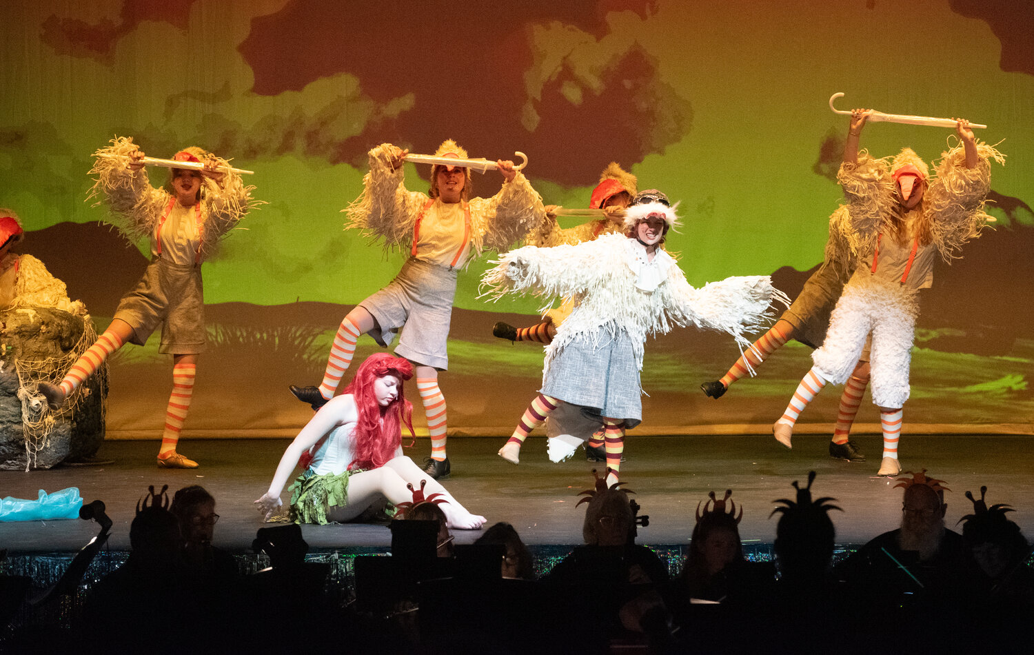 Students show off their talent on land and sea during their recent run of &ldquo;The Little Mermaid&rdquo; at Pagosa Springs High School. The students delighted audiences over four performances last week.