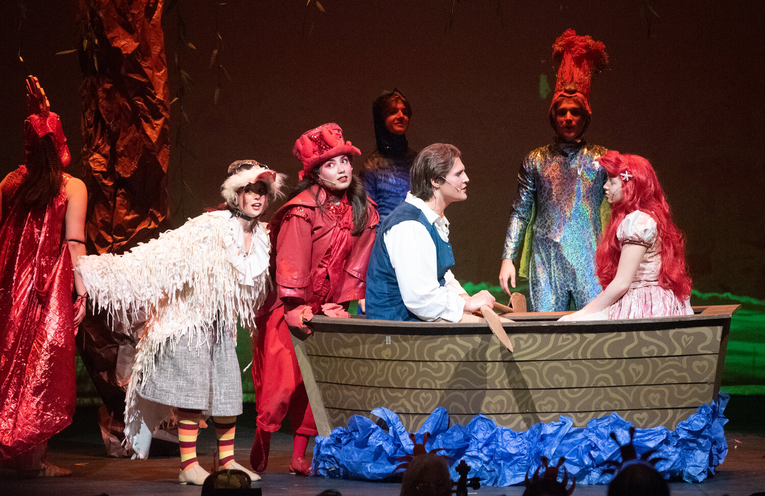 Students show off their talent on land and sea during their recent run of &ldquo;The Little Mermaid&rdquo; at Pagosa Springs High School. The students delighted audiences over four performances last week.