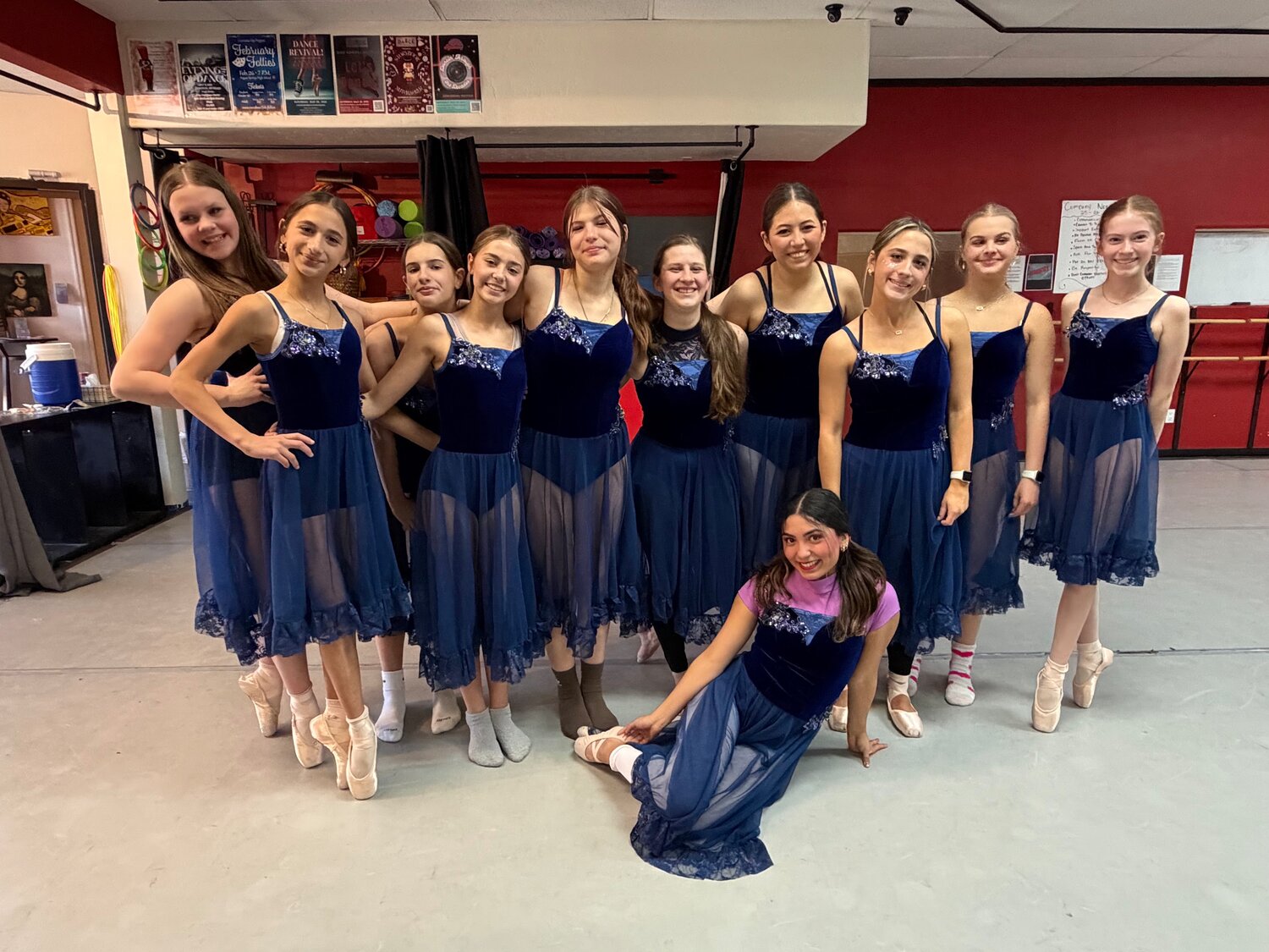 Pagosa Springs Dance Academy dancers try on costumes in preparation for their upcoming spring recital.