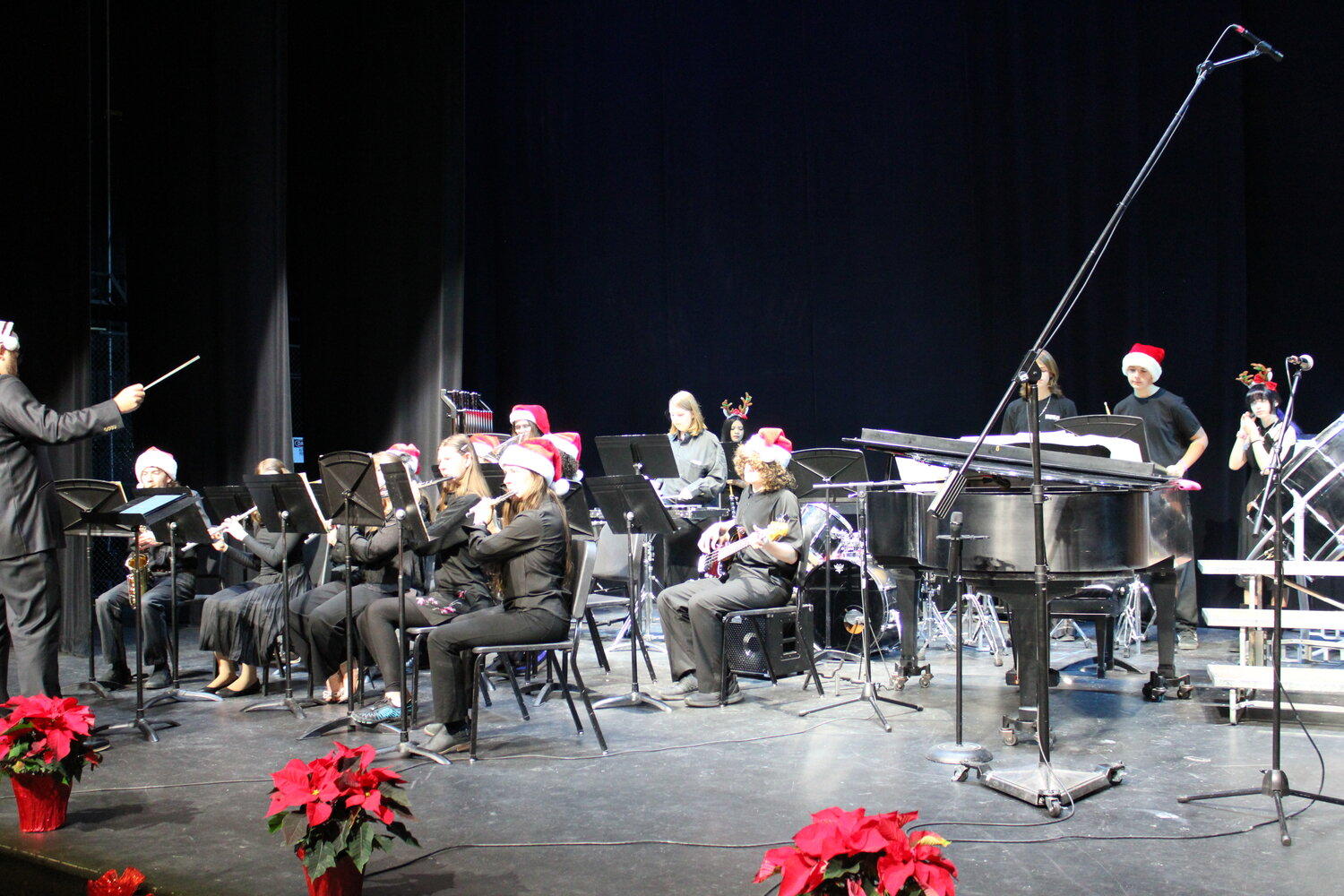 The Pagosa Springs High School band performs during the 2025 winter concert. The band will take part in the ASD Combined Spring Band Concert on Thursday, May 7.