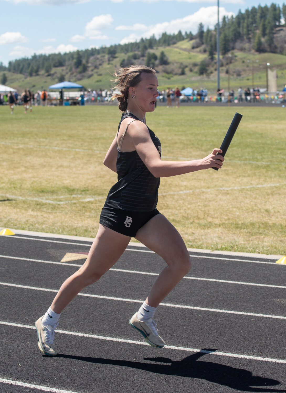 Pirate athletes take to the track and field during their annual home meet, the Terry Alley Invitational. The meet featured primarily Pirate athletes competing under sunny skies, with many setting personal records.
