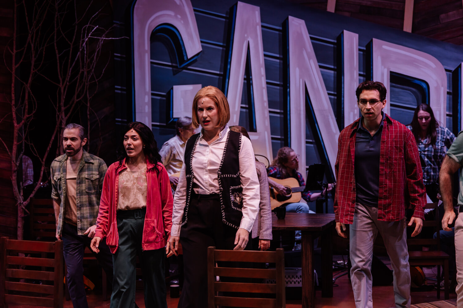 Members of the cast of &ldquo;Come From Away&rdquo; bring the story of Gander, Newfoundland, to life on the Pagosa Springs Center for the Arts stage. The Tony Award-winning musical, based on the true events following Sept. 11, 2001, continues June 5 and 6 at 7 p.m.
