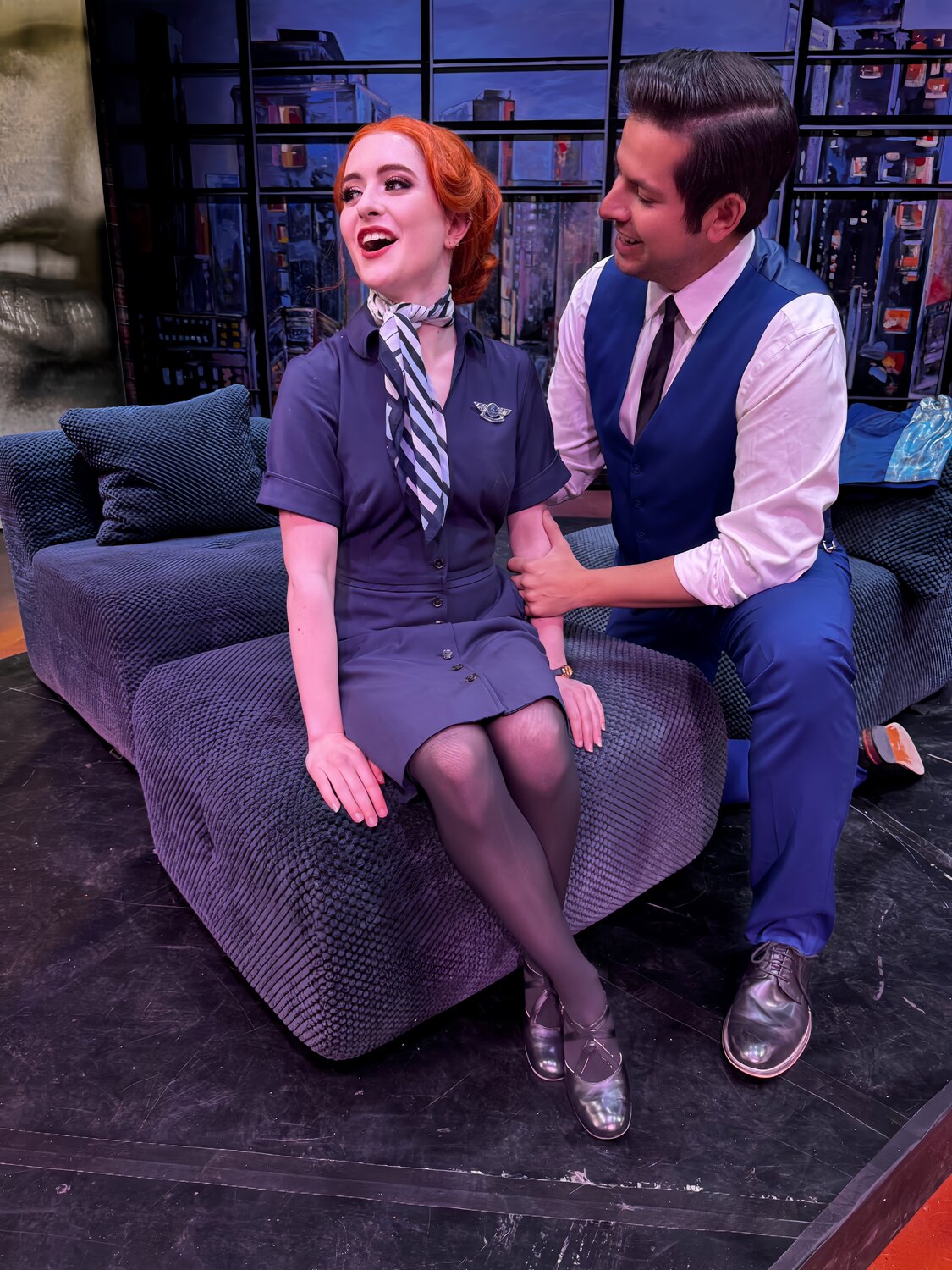 Trevor Brown as Bobby finds himself surrounded by friends, lovers and plenty of advice in Thingamajig Theatre Company&rsquo;s production of Stephen Sondheim&rsquo;s &ldquo;Company,&rdquo; opening June 12 at the Pagosa Springs Center for the Arts.