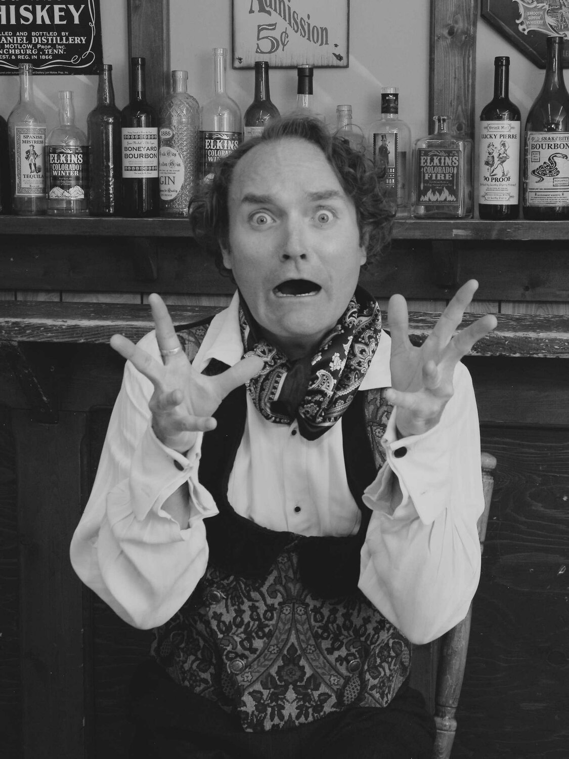 Dan Morrison plays the perplexed British actor Sir Charles Goodknight in &ldquo;The Great Shakespeare Showdown,&rdquo; to be performed at the Pagosa Springs Center for the Arts Sunday, June 14.