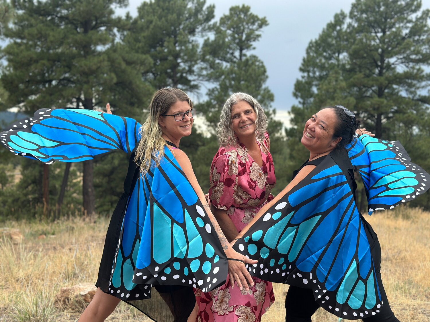 Team Metamorphosis is ready to fly down the runway for its third year participating in the Runway for Rise fundraising event and helping survivors in our community. Pictured left to right are Meagan Zimpfer, Kim Buscaglia and Donna Muir.