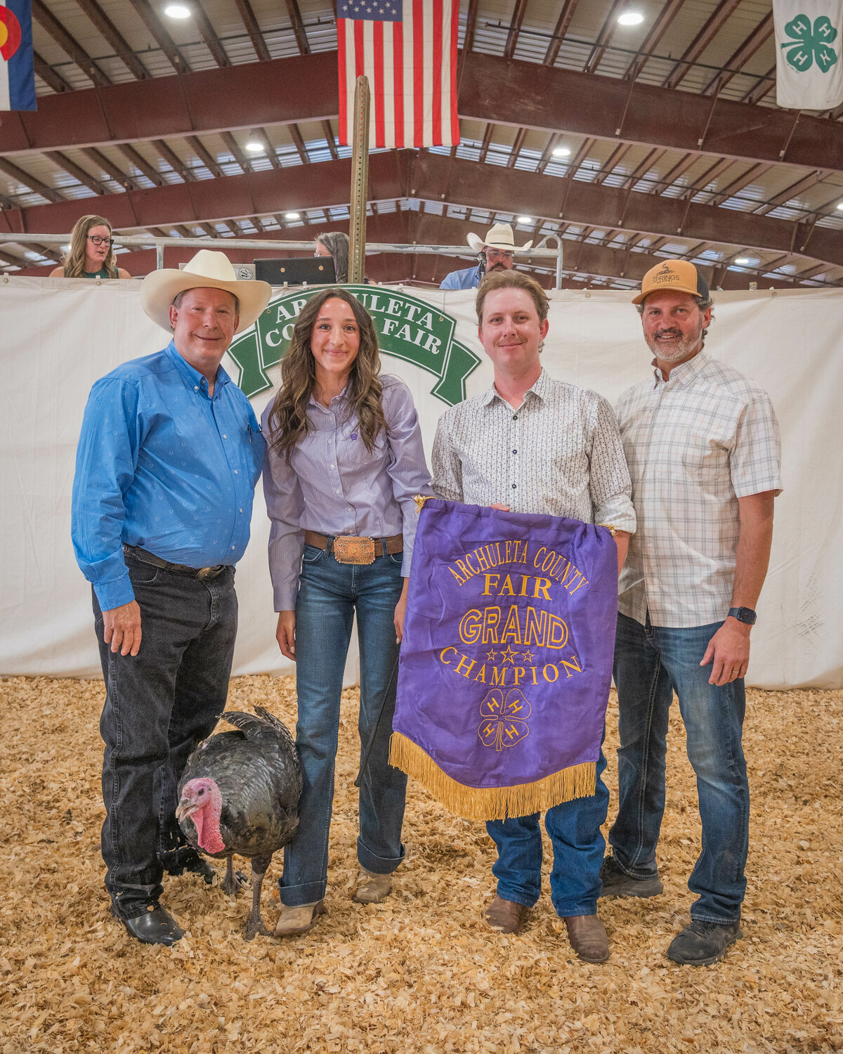 Nina Wood, grand champion market turkey