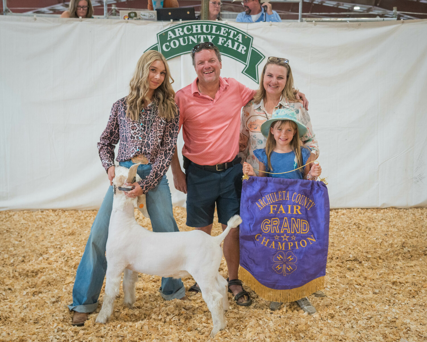 Taylor Cole, grand champion market goat