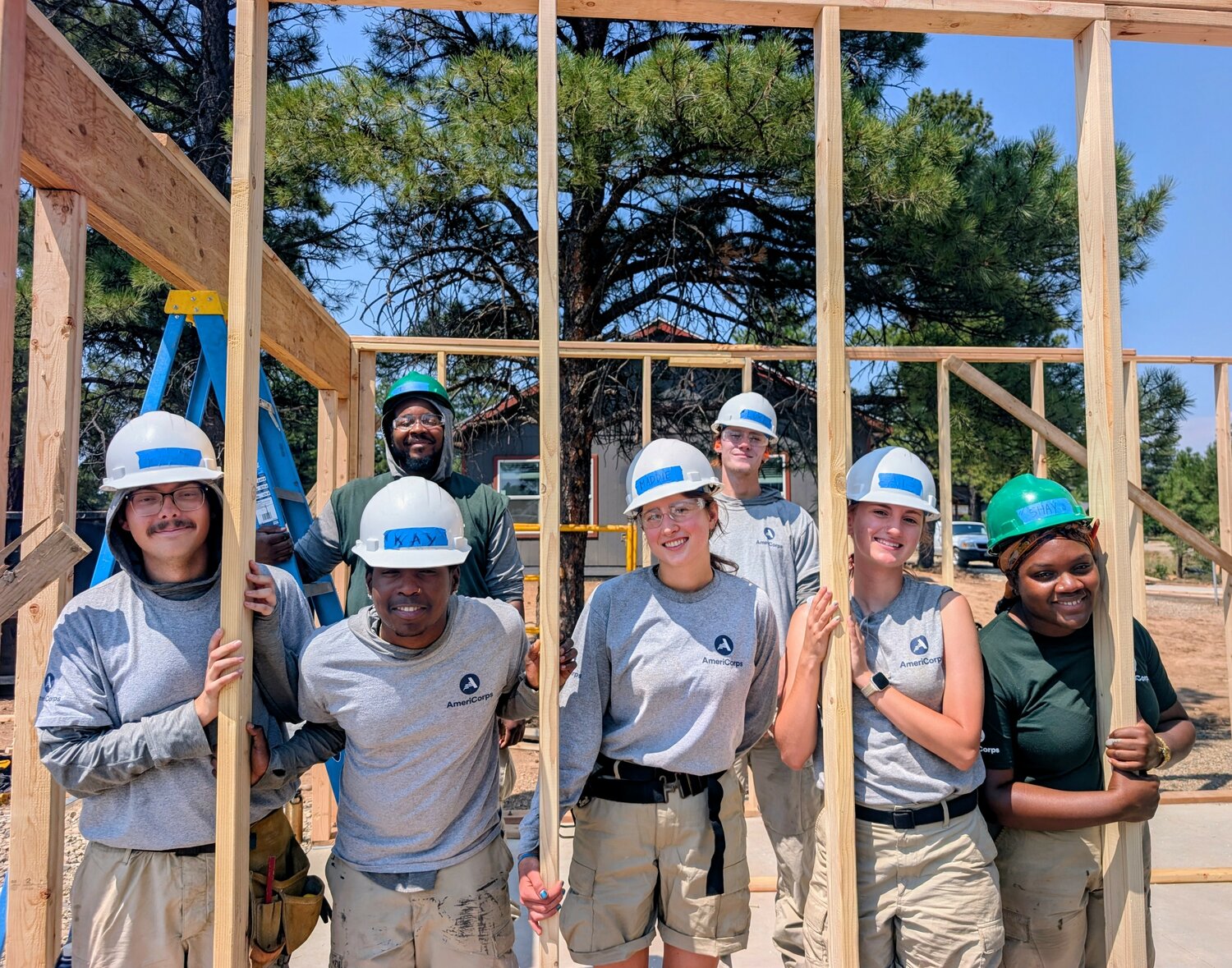 From Aug. 4 through Sept. 23, a seven-member AmeriCorps National Civilian Community Corps crew will work alongside Habitat&rsquo;s core volunteers, partner families and traveling Care-A-Vanners to help build the final four homes in Habitat&rsquo;s &ldquo;15 Homes in 5 Years&rdquo; campaign.