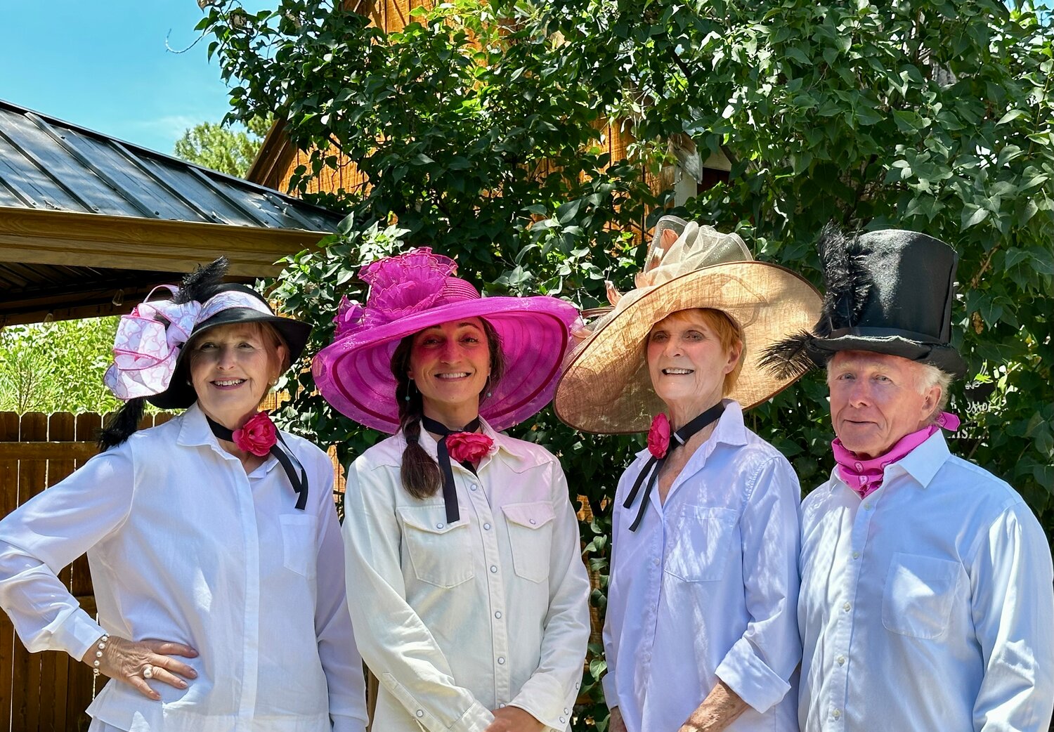Coming back for their fourth year, the Recycled Rotarians team members of Renee Vanover, Elise Mariner, Pat Love and Frazer Barr are ready to showcase another amazing recycled outfit at this year&rsquo;s Runway for Rise fundraiser.
