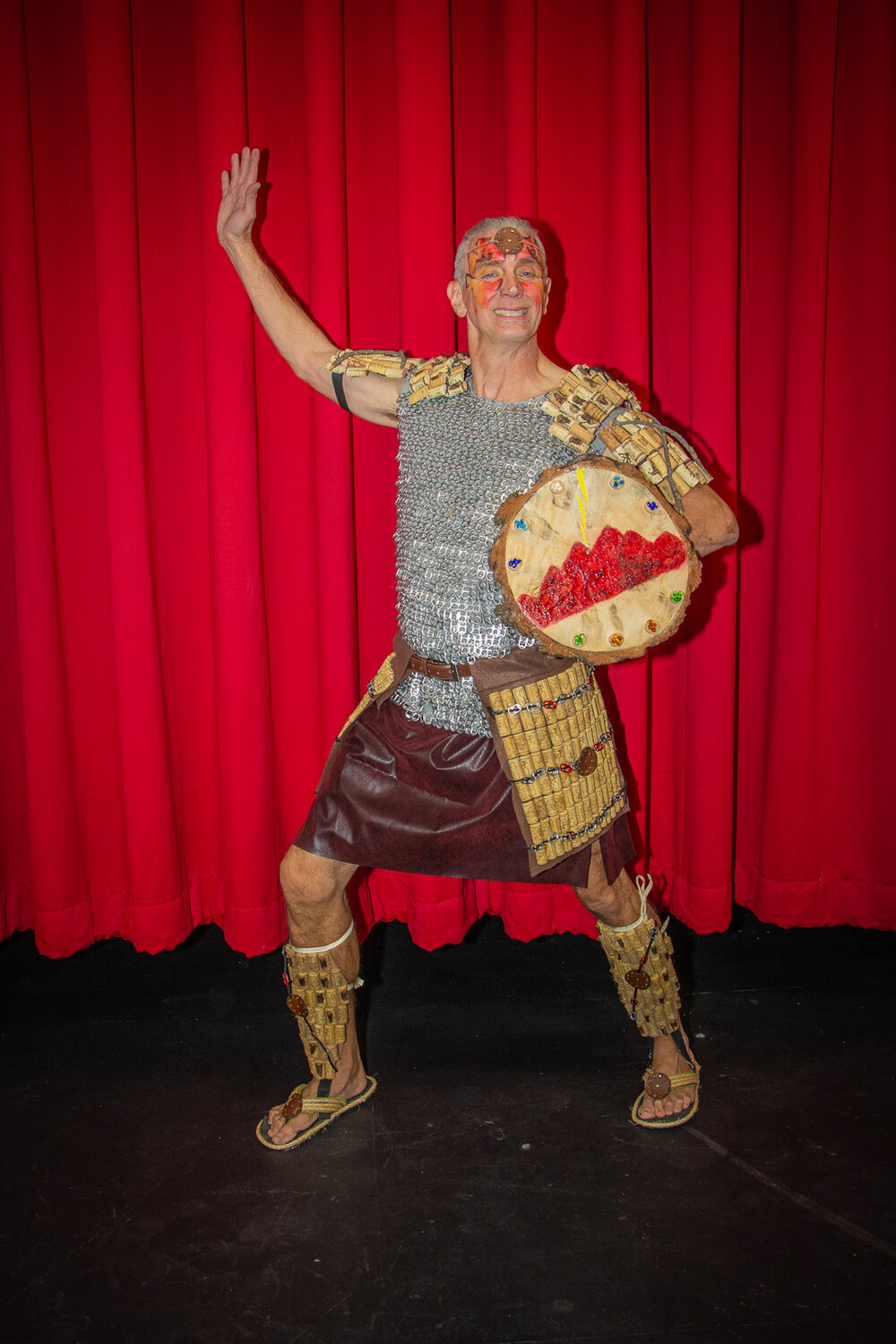 In 2025, team Corrugated Champions turned recyclables into runway drama. On Oct. 3, Runways for Rise attendees can see the ingenuity that their team will bring to transform everyday materials into another show-stopping outfit. Pictured is model Scott Galabota.