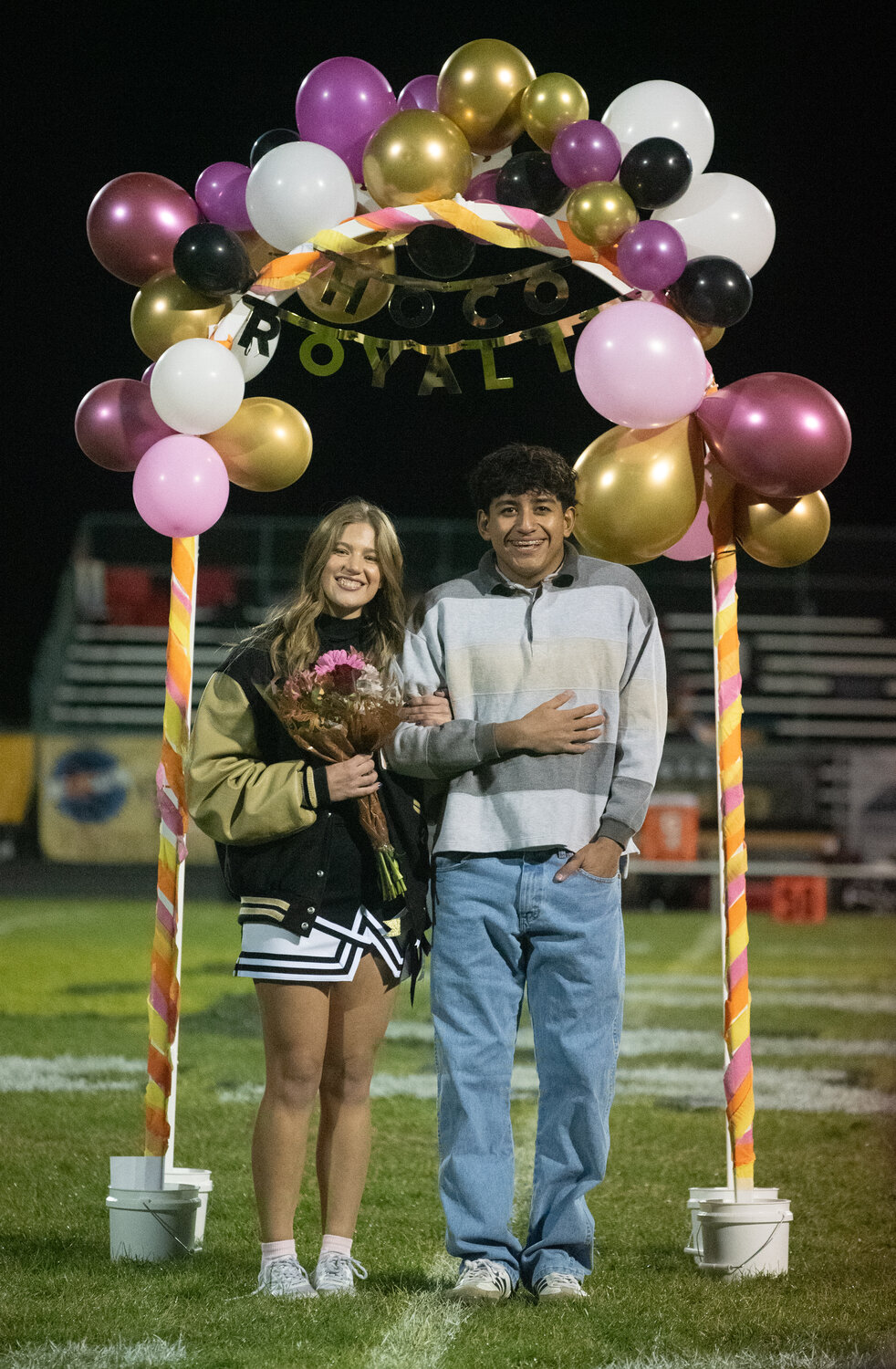 Pagosa Springs High School celebrates homecoming at the school&rsquo;s traditional homecoming football game &mdash; a victory for the Pirates. Homecoming festivities included introductions of the homecoming court: freshmen Xavier Lyman and Kyleah Coss; sophomores Chatwin Pickering and Ahrianna Martinez; juniors Hawkin Kafke and Darria Fiorenza; and seniors Devin Gonzalez (king) and Makaela Denton (queen), Gustav Fjeldheim and Sophie Martinez, and Braylon Landry and Teyann Quezada.