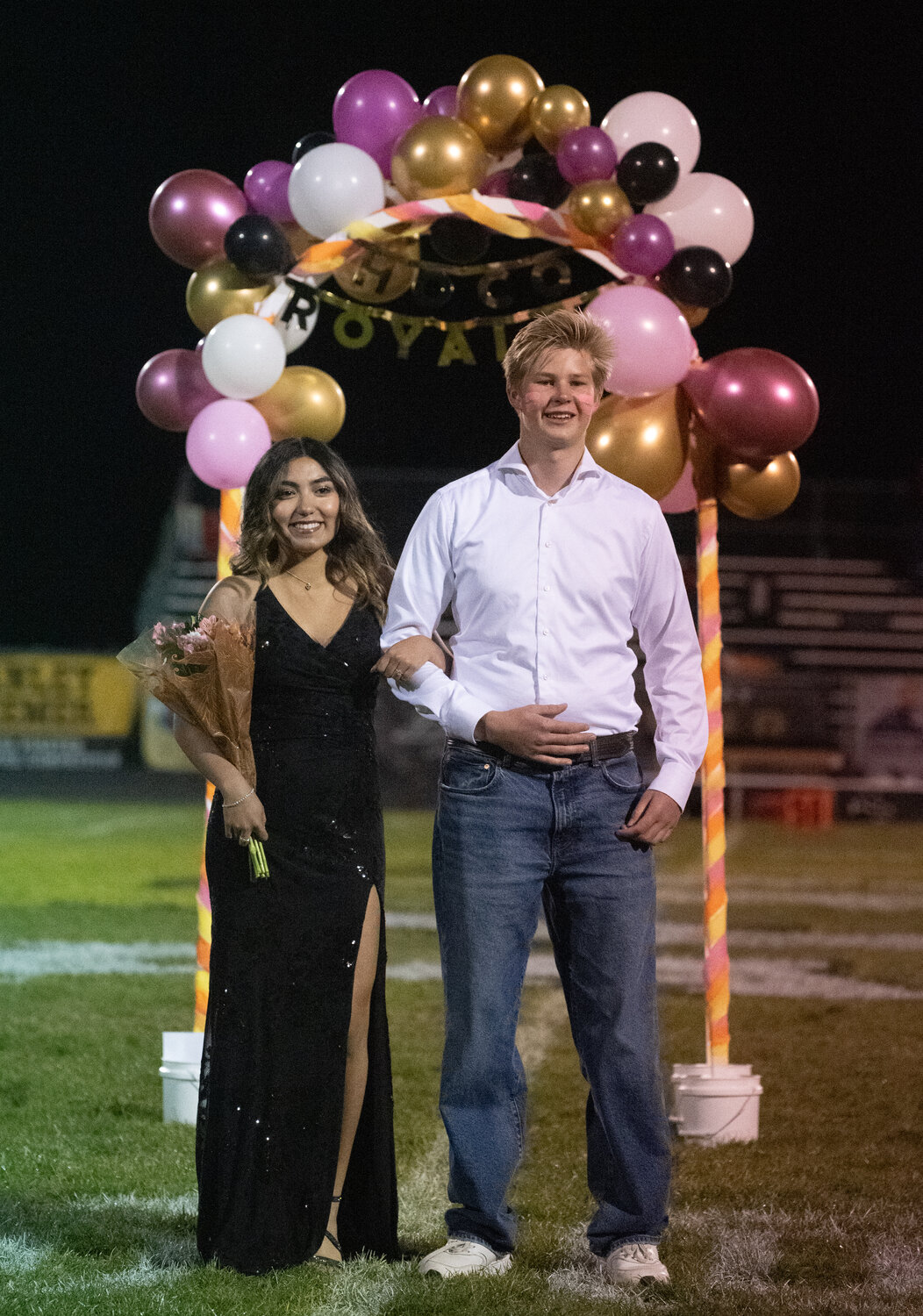 Pagosa Springs High School celebrates homecoming at the school&rsquo;s traditional homecoming football game &mdash; a victory for the Pirates. Homecoming festivities included introductions of the homecoming court: freshmen Xavier Lyman and Kyleah Coss; sophomores Chatwin Pickering and Ahrianna Martinez; juniors Hawkin Kafke and Darria Fiorenza; and seniors Devin Gonzalez (king) and Makaela Denton (queen), Gustav Fjeldheim and Sophie Martinez, and Braylon Landry and Teyann Quezada.