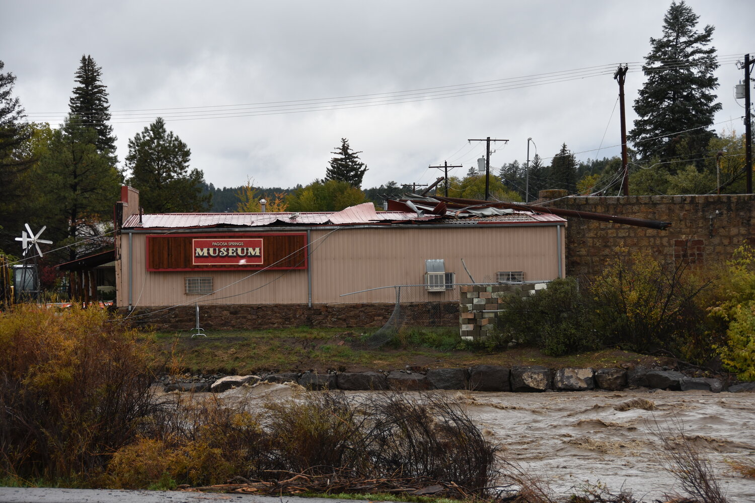 Heavy rains and increased levels in rivers and streams on Oct. 23 led to widespread damage. The San Juan River reached its second-highest level on record.